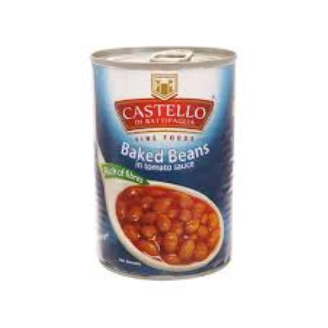 CASTELLO BAKED BEANS IN TOMATO SAUCE 400G